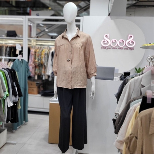 르피타 로이셔링 블라우스 S213NBL862