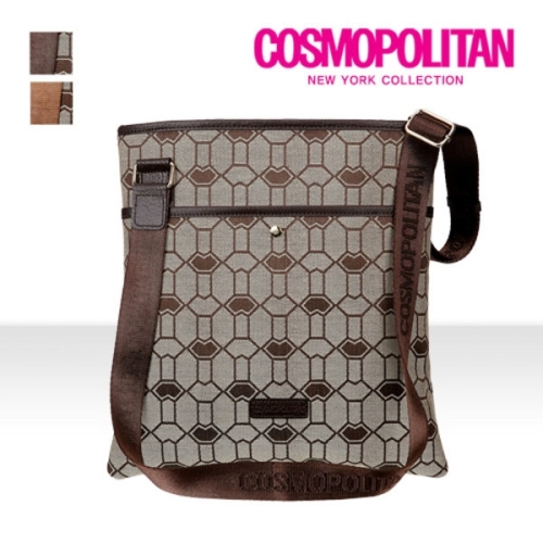 코스모폴리탄 패턴 자가드 숄더백 CPB3002RF