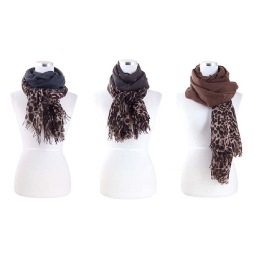 코스모폴리탄 코스라  반 호피 스카프 CS17S_VW1052