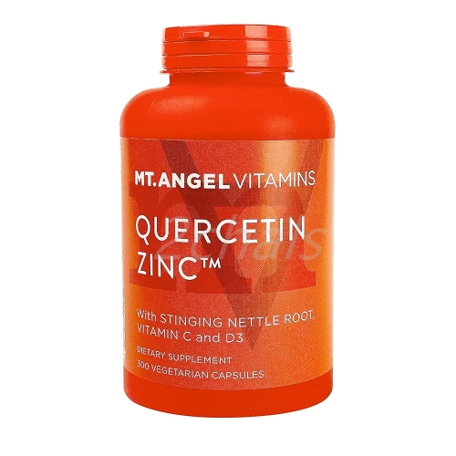 Mt Angel 퀘르세틴 아연 브로멜라인 함유 300베지캡슐