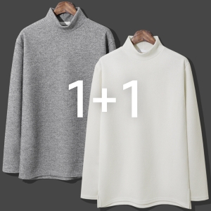 MNC 남녀공용 라오 니트반폴라 MDKN621LW 사이즈:XL 네이비+네이비