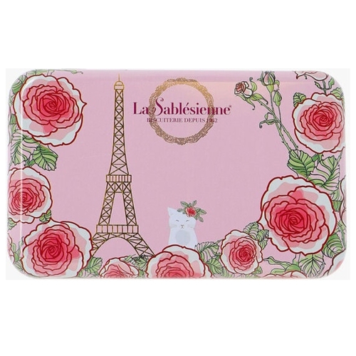 La Sablesienne Caramel shortbread 프랑스 라 사브레사이엔느 캐러멜 쇼트브레드 쿠키 35g 틴케이스