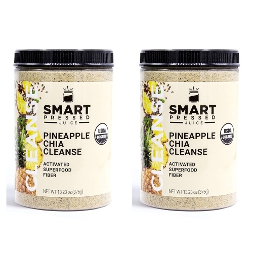 Smart Pressed 파인애플 치아씨드 클렌즈주스 파우더 375g