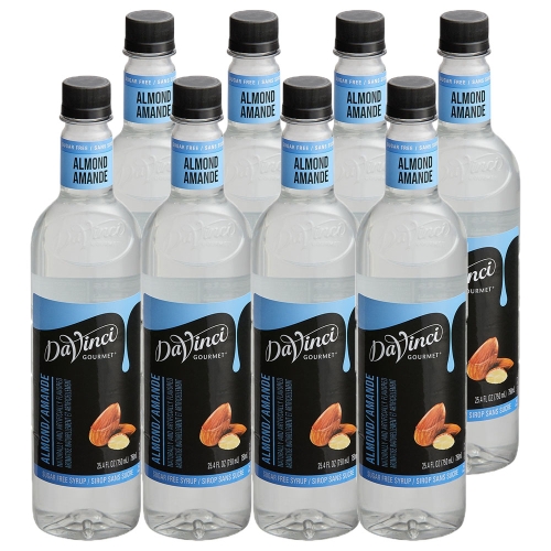 다빈치 아몬드시럽 슈가프리 Almond Syrup 750ml 8개