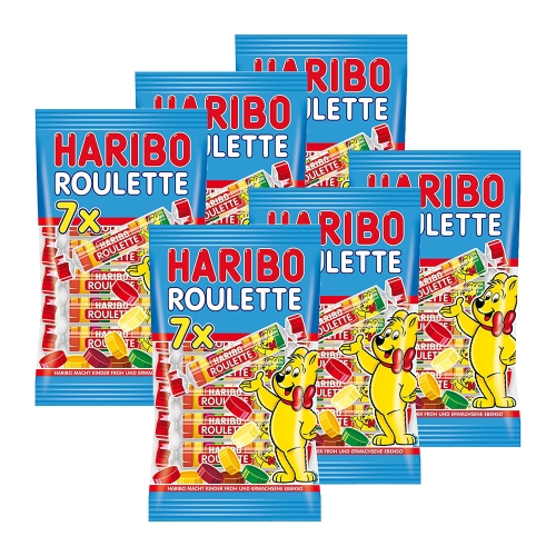 하리보  Haribo   메가룰렛 Mega Roulette 7개입 6팩 독일배송