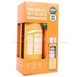 닥터브로너스 시트러스 오렌지 퓨어 캐스틸 솝 950ml+120ml