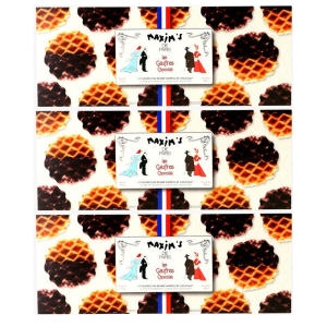 Maxim's Chocolate Waffles 프랑스 맥심드파리 미니 초콜릿 코티드 버터와플 110g 3팩