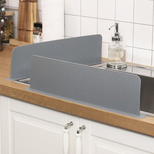 젊은이마켓  강력흡착 싱크대 실리콘 물막이 12cm 물튐방지 가림막