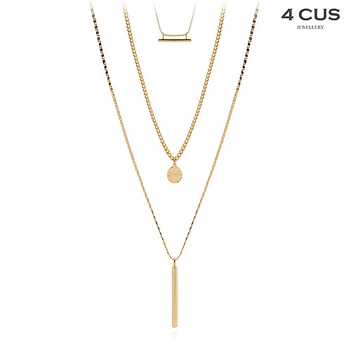 스타코퍼레이션  4CUS  4CUS 써클앤바레이어링목걸이_F92AN21269E