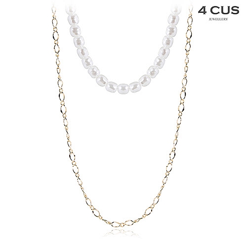 스타코퍼레이션  4CUS 펄체인레이어링목걸이_F9F2AN22286