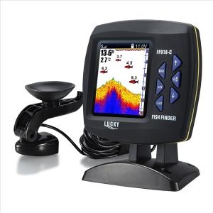 럭키 유선 낚시 파인더 180M 590FT 깊이 물고기 탐지기 F918-C180S 모니터 LCD 보트 FISHFINDER ..