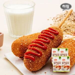 하림  닭가슴살 핫도그 450g