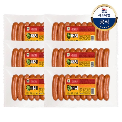 사조대림  대림냉장 휠터치 700g 70g*10 x6개