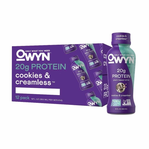 OWYN 비건 프로틴 쉐이크 스무스 바닐라 355ml 12팩