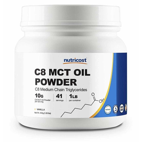 Nutricost 뉴트리코스트 C8 MCT 오일 454g 바닐라