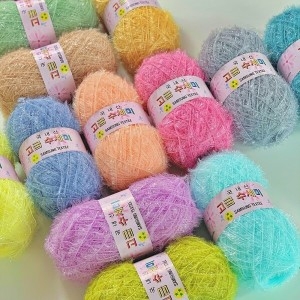 삼성전자  고급 수세미실 뜨개실 코바늘실 9+1