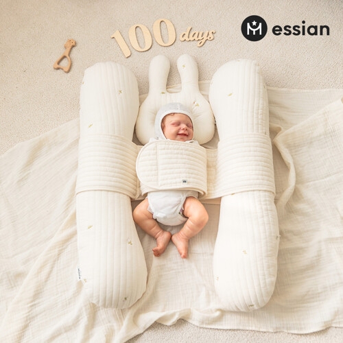 에시앙 모데즈 신생아보트 아기침대+스와들스트랩