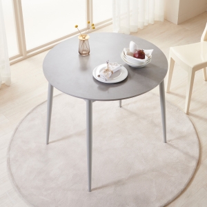 디포코 리브G 세라믹 원형 2인용 식탁 테이블 850