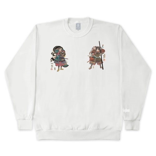 상상발전소 상상 SUKAJAN SAMURAI 06_WHCM  WHITE 특양기모맨투맨