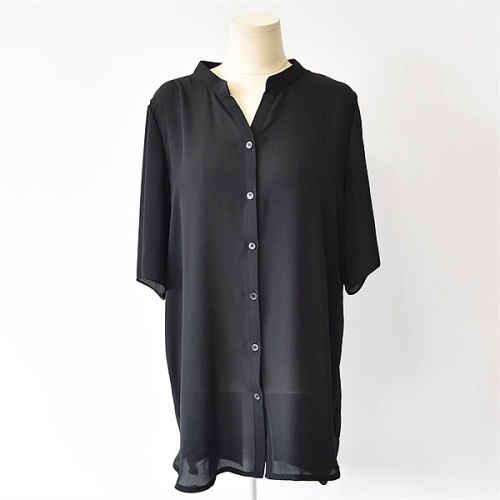 아이우먼 데이지반팔블라우스 HGE118M104 빅사이즈_