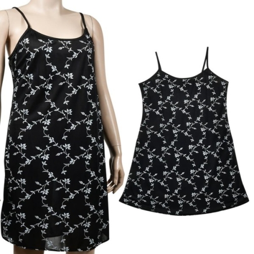 조은 얇은 끈조절 시원한 풍기인견슬립 슬립가운 이너룩