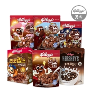 켈로그  오곡 첵스초코 340g X 2개