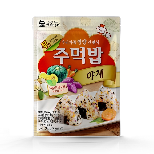 맛있는풍경  주먹밥 야채&김 24g