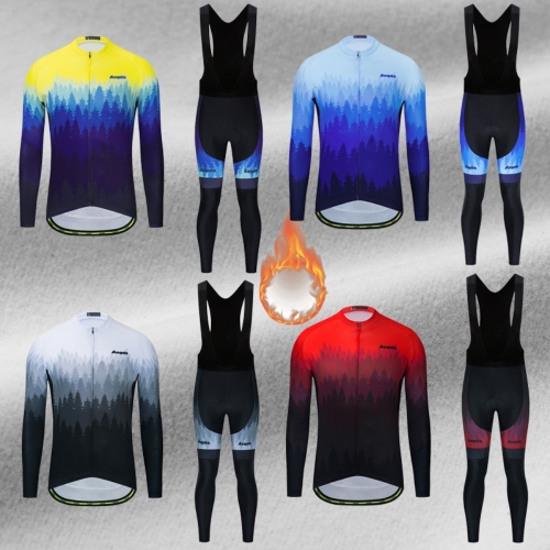 라파  남성 가을 겨울 기모 싸이클 져지 자전거복장 라이딩복 상하의세트