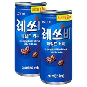 롯데칠성음료 레쓰비 마일드 240ml