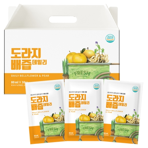 유기농마루 물넣지않은 도라지배즙 80ml 30포