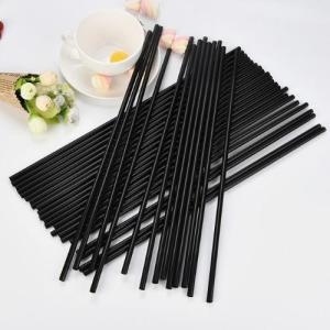 와인앤쿡  베이직 일자형 블랙 스트로우