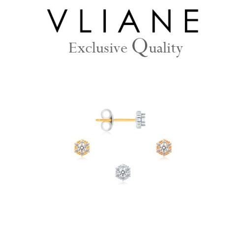 브리앙  18K 라프레리 다이아몬드 귀걸이