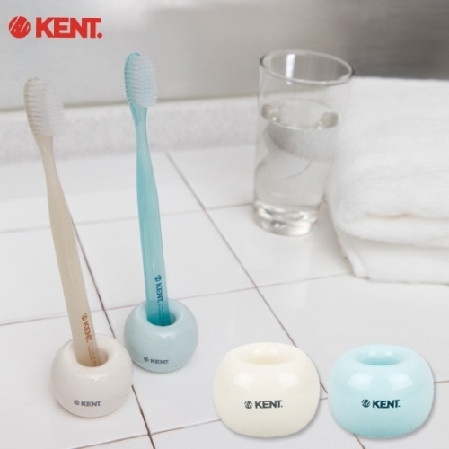 켄트  도자기 스탠드 칫솔꽂이 4개