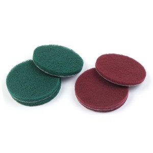 온달마트 원형 수세미 패드 4인치 5인치 사포패드 광택 녹제거
