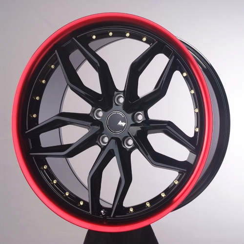 슈거레이  S201 유광블랙+레드림폴리쉬