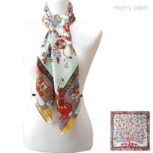 엘르 W7C488B  MARRY  N MYSTIC FIGTREE SILKSCARF