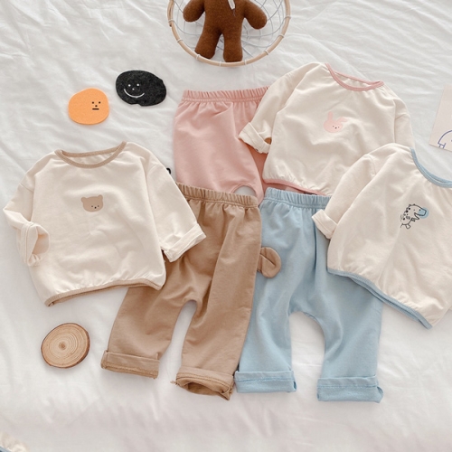 파스텔 동물원 유아 상하복세트 73-110 204501