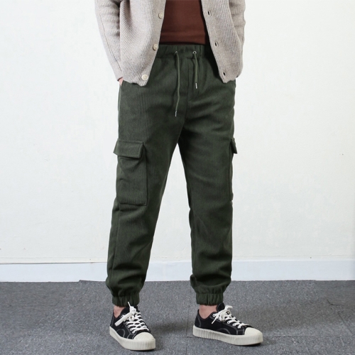 프랭키뉴욕 남성 카고 골덴 기모 조거팬츠_MMPA04