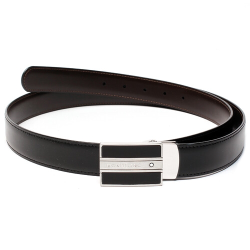 몽블랑 마이스터스틱 박스 버클 양면 벨트_128136