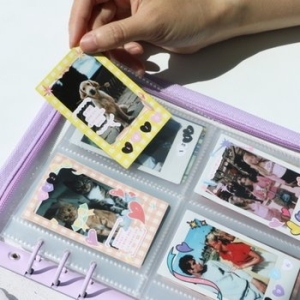 갓샵  6공 포카 바인더 다이어리 속지 10매 3종 스티커보관