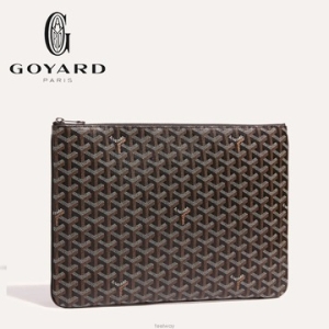 고야드 세나 클러치 MGM 풀셋 블랙 브라운