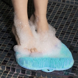 에코벨  풋브러쉬 발세척 마사지 풋패드 세척매트 각질제거 솔