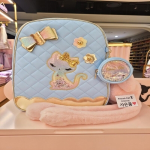 프렌치캣 현대3 Q21DG2091 하늘색 고양이 책가방