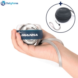 코리아스포츠 아이워너 오토윙볼 파우치포함 전완근 근력 강화 손목 손가락 어깨 팔 운동 자이로볼 단련 스트레칭 D