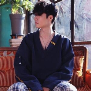 마스 MAS 마스 2ways LINE V넥_네이비 7902263