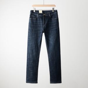 로즈맘 기모청바지 한줄 월동용품 두꺼운기모 물세척 보온 스트레이트 청바지 자남 21111024 C02-블루색 .633 T09-40