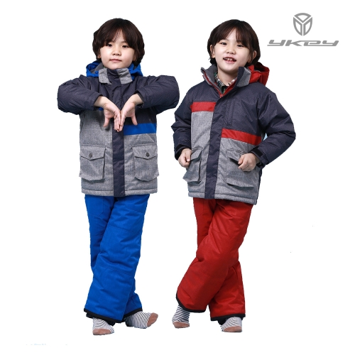 와이키  아동 블루 스키보드자켓 (YJ1400)