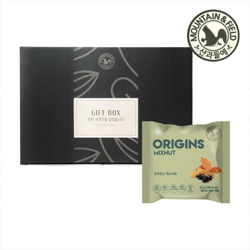 산과들에  오리진스 믹스너트 선물세트 20g 50개입