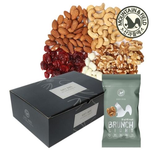 산과들에  브런치 라이트 선물세트 20g 50개입