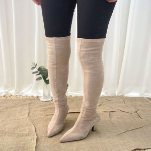 짝꿍닷컴 스틸레토 스웨이드 니하이 삭스 롱부츠 RJ-an2283